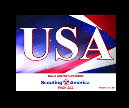 #2 USA Yard Sign Fundraiser